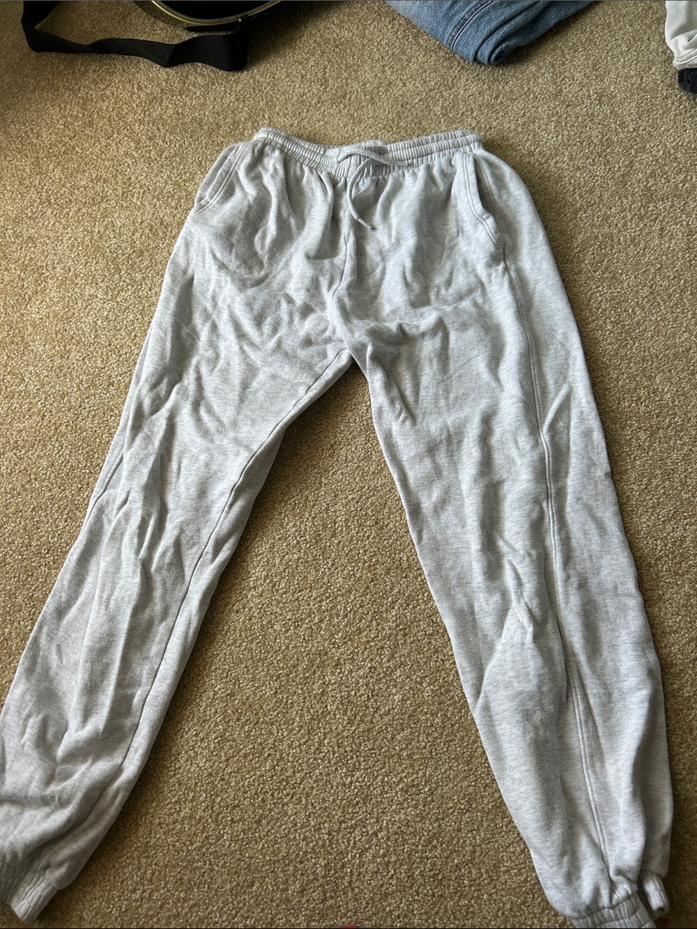 Divided Light Gray Fleece Jogger Pants